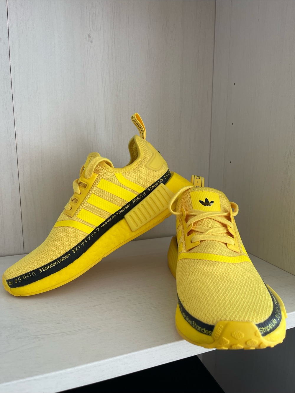 adidas NMDR1 womens sz 7 yellow